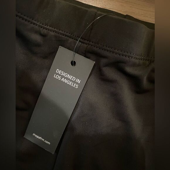 NWT Afrm Black bike shorts Sz Small - Picture 3 of 6